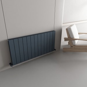 Carisa Nemo Double 600 x 1230mm Anthracite Designer Aluminium Radiator