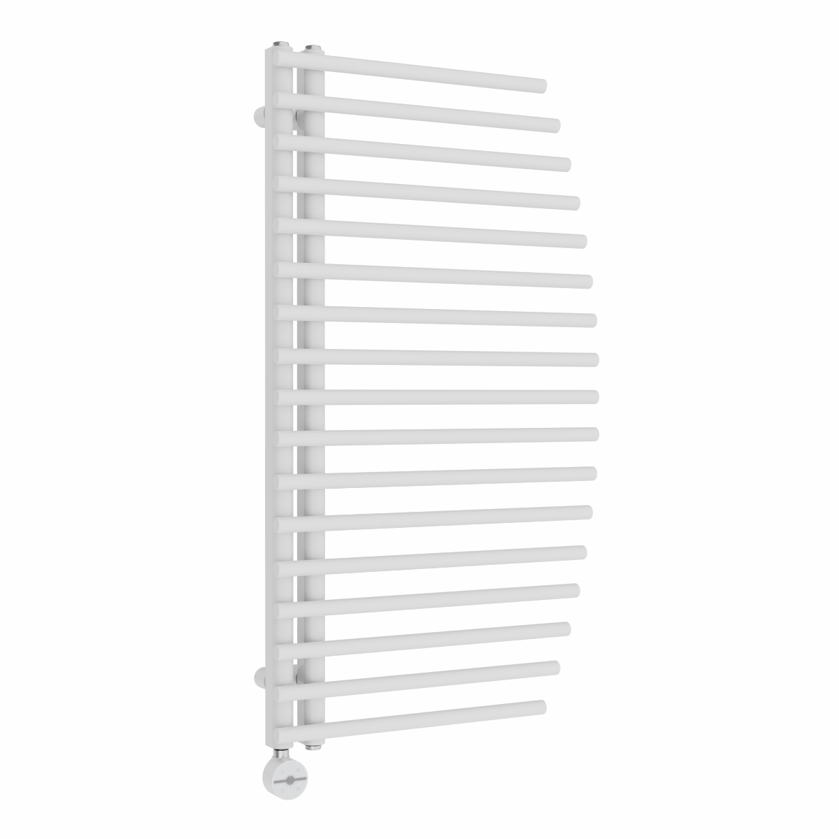 Sigla 1000 x 550mm White Thermostatic Touch Control Electric Heated Towel Rail