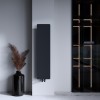 Carisa Croydon 1190 x 290mm Black Designer Steel Radiator
