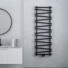 Carisa Vivek 1480 x 500mm Black Designer Aluminium Towel Rail