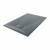 Terra - 1200x800mm Slate Effect Rectangle Shower Tray Anthracite