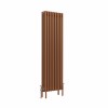 Bern 1500 x 470mm Traditional Metallic Bronze Vertical Four Column Radiator