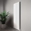 Carisa Plata Double 1800 x 560mm White Designer Aluminium Radiator