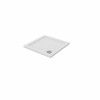 Essentials 760 x 760mm Square Stone Shower Tray White