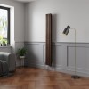 Norden 1800 x 237mm Black Copper Double Vertical Oval Column Designer Radiator