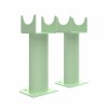 Norden Oval Column Radiator Feet - Pastel Green