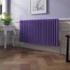 Bern 600 x 1190mm Elegant Purple Triple Column Horizontal Traditional Radiator