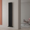 Carisa Nemo 1800 x 280mm Black Designer Aluminium Radiator
