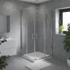 Ennerdale - 900 x 900mm Corner Entry Shower Enclosure - Chrome