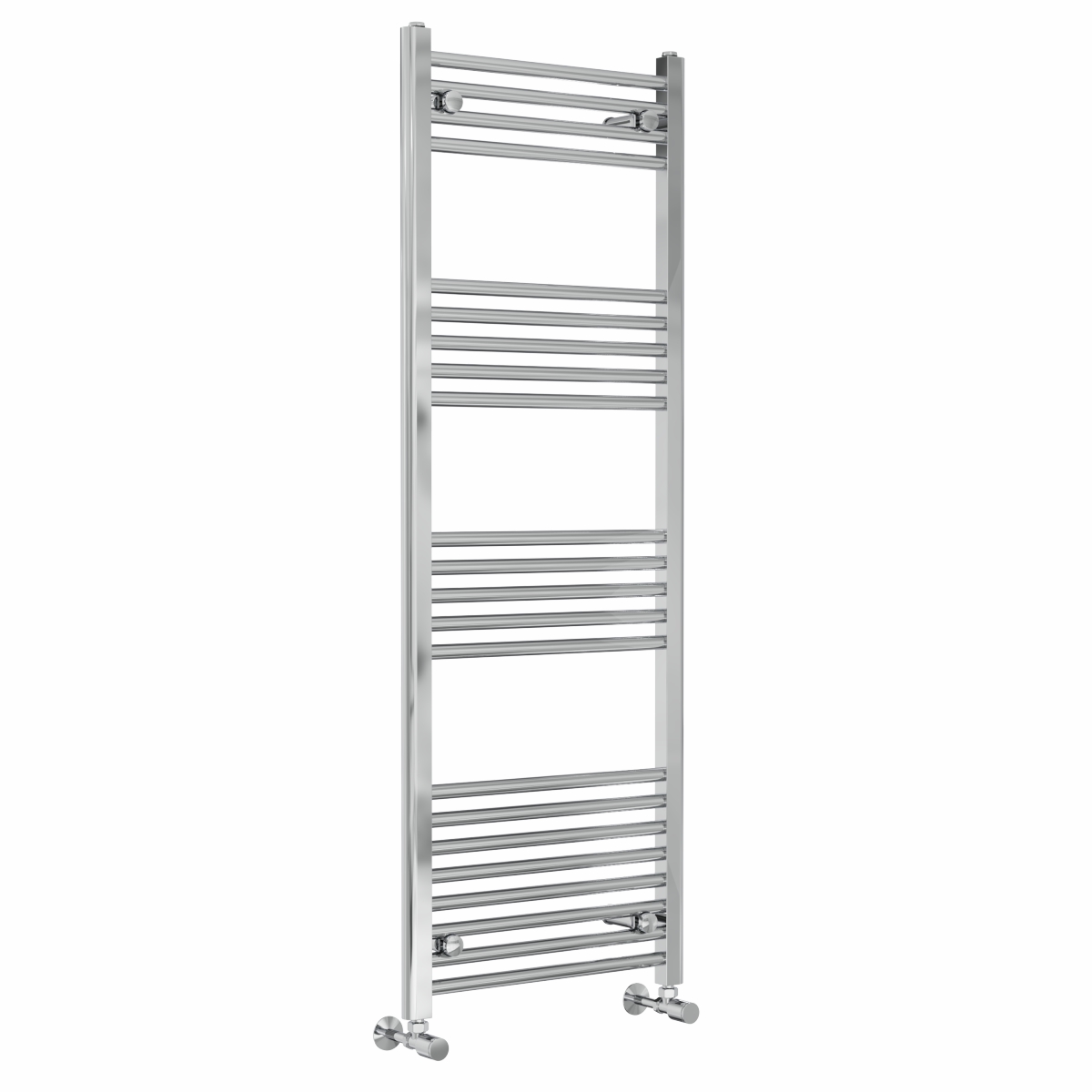 Bergen 1400 x 500mm Straight Chrome Heated Towel Rail