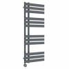 Koli 1200 x 450mm Anthracite Thermostatic Touch Control Electric Heated Towel Rail