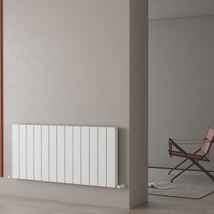 Carisa Angers Double 600 x 1295mm White Designer Aluminium Radiator