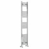 Bergen 1600 x 300mm Straight Chrome Heated Towel Rail