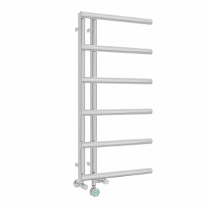 Alesund 988 x 500mm Dual Fuel Chrome Thermostatic Touch Control Wifi Electric Heated Towel Rail
