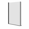 Borrowdale - 1400mm L Shape Bath Screen - Black