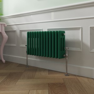 Bern 300 x 605mm Moss Green Triple Horizontal Column Radiator