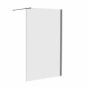 Wasdale - 1400mm Wet Room Screen - Black