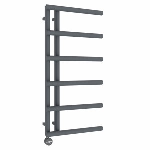 Alesund 988 x 500mm Anthracite Thermostatic Touch Control Electric Heated Towel Rail