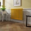 Bern 600 x 830mm Zinc Yellow Double Column Horizontal Traditional Radiator
