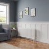 Bern 600 x 1460mm White Four Column Horizontal Traditional Radiator