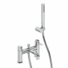 Eden Modern Bath Shower Mixer Tap with Hand Shower Chrome