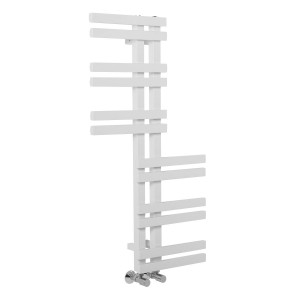 Aarhus 1000 x 550mm White Reversible Heated Towel Rail