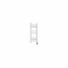 Bergen 600 x 300mm Straight White Thermostatic Touch Control Electric Heated Towel Rail