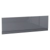 Calm Gloss Grey 1700mm Wooden Bath Front Panel