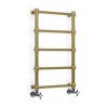 Terma Retro Heated Towel Rail 800x504mm Brushed Brass