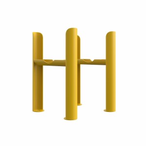 Bern Traditional Four Column Radiator Feet - Zinc Yellow