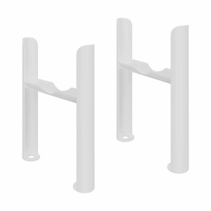 Bern Traditional Four Column Radiator Feet - White