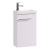 Floor Standing Vanity Sink Unit Bathroom Basin Cabinet Furniture Gloss White 440mm