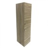 Grey Oak Effect 1200mm Tall Cupboard Wall Hung High Cabinet Bathroom Furniture with 2 Door
