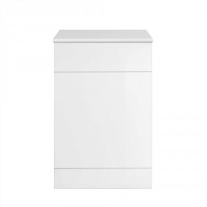 Modern Back To Wall Toilet Cistern Unit Bathroom Furniture 500 x 330mm Gloss White 