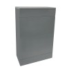 Modern Back To Wall Toilet Cistern Unit Bathroom Furniture 500mm Gloss Grey