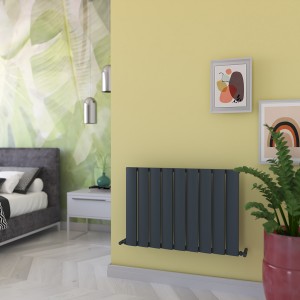 Carisa Step 600 x 850mm Anthracite Designer Aluminium Radiator