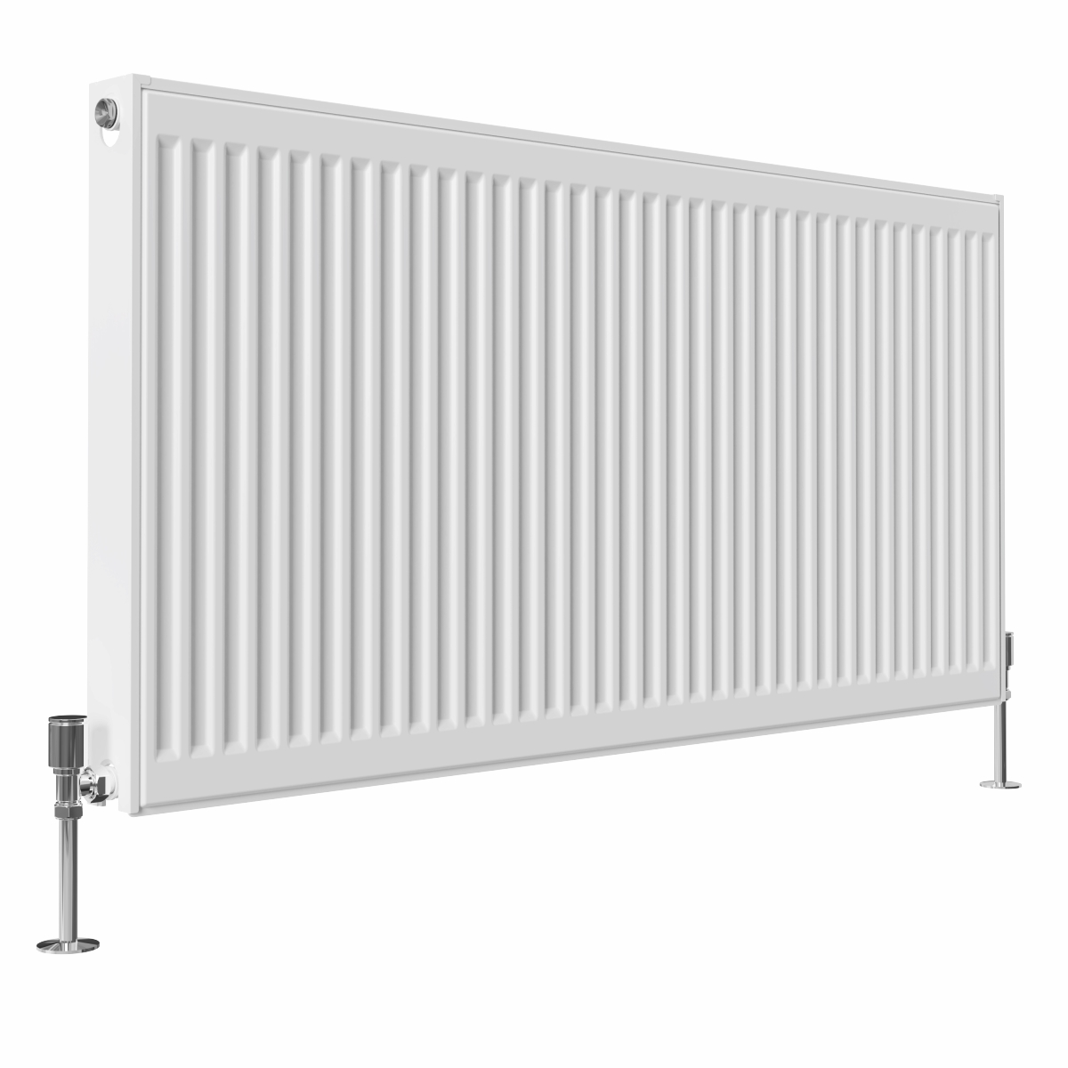Type 11 H600 x W1200 mm Compact Single Convector Radiator - White