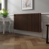 Bern 600 x 1190mm Black Copper Triple Column Horizontal Traditional Radiator