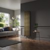 Lulea 1800 x 480mm Black Gold Single Vertical Flat Panel Designer Radiator