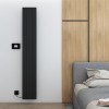 Carisa Boreas M 1800 x 276mm Black Designer Aluminium Electric Radiator