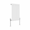 Karlstad - White Horizontal Flat Panel Designer Radiator- 600mm Height - Choice of Width