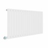 Karlstad 600 x 1158mm White Horizontal Flat Panel Wifi Electric Radiator - 1000W