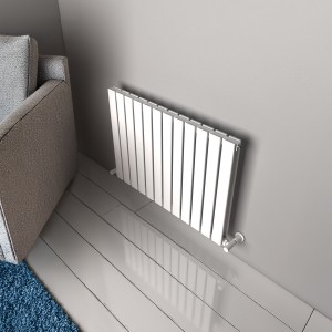 Carisa Plata Double 600 x 840mm White Designer Aluminium Radiator