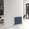 Carisa Angers 600 x 695mm Anthracite Designer Aluminium Radiator