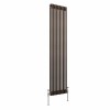 Bern 1800 x 470mm Black Copper Double Vertical Column Radiator