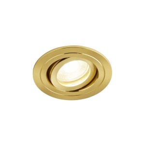 Forum Cali Adjustable Downlight - Satin Brass