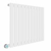 Karlstad 600 x 750mm White Horizontal Flat Panel Wifi Electric Radiator - 800W