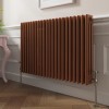 Bern 600 x 1010mm Metallic Bronze Triple Horizontal Column Radiator