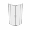 Ennerdale - 800 x 800mm Quadrant Shower Enclosure - Chrome