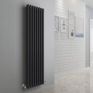 Bern - Anthracite Traditional Vertical Triple Column Radiator - Choice of Size